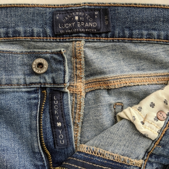 Lucky Brand Charlie Low Rise Skinny Ankle Jeans Stretch Denim Blue 12/31 NWT - Picture 15 of 16